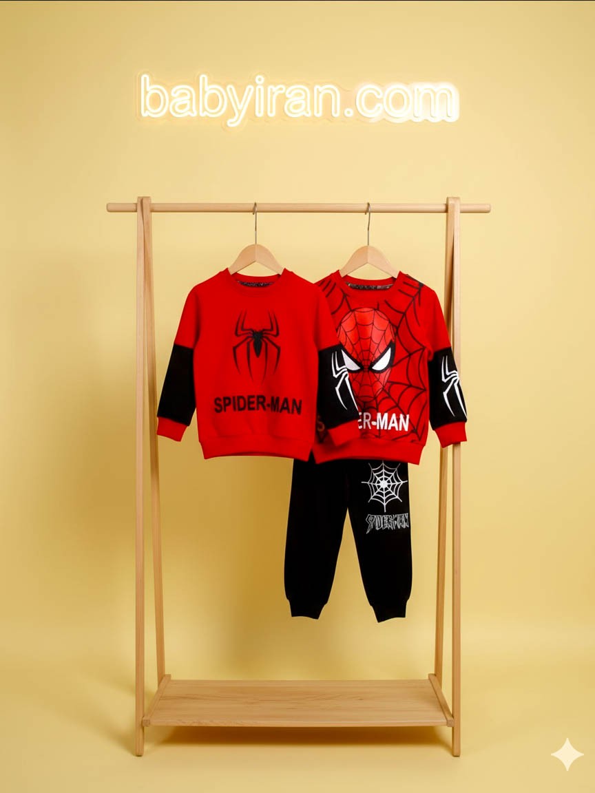 ست لباس پسرانه اسپایدرمن | لباس بچه‌گانه با طرح مرد عنکبوتی